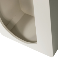 Noam wanddeco langwerpig hout - dust