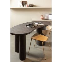 Woood Form houten stoel met metalen poot zand