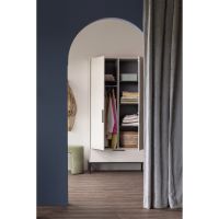 Woood Adam 2-deurs kast - grenen dust