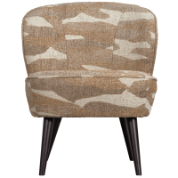 Sara fauteuil geweven camouflage - groen