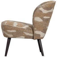 Sara fauteuil geweven camouflage - groen