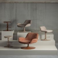 Marten in hoogte verstelbare barstoel - zand