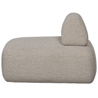 Sterck fauteuil met verplaatsbare rugleuning - naturel