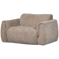 Woood Baggy loveseat 3D chenille - zand