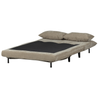 Xem 1-persoons slaapbank velvet - naturel