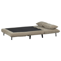 Xem 1-persoons slaapbank velvet - naturel