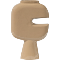 Gianna vaas aluminium - zand