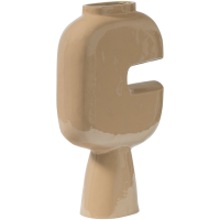 Gianna vaas aluminium - zand