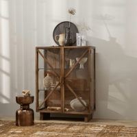 Indre vaas aluminium - bruin