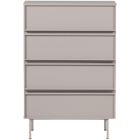 Tours ladekast 4 lades melamine/mdf - zand