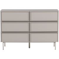 Tours ladekast 6 lades melamine/mdf - zand