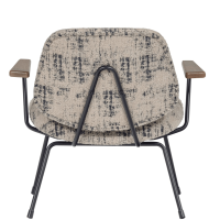 Aure fauteuil chenille - beige/zwart