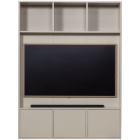 Meggy tv opbergkast 160 cm - grenen dust