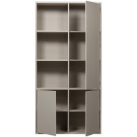 Meggy opbergkast links 108 cm - grenen dust