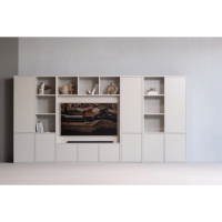 Meggy opbergkast links 108 cm - grenen dust