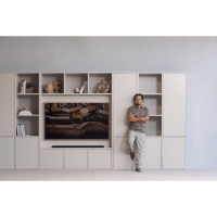 Meggy opbergkast links 108 cm - grenen dust