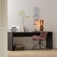 Woood Maan sidetable mdf - donkerbruin