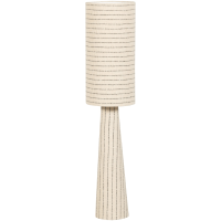 Loft vloerlamp metaal/bouclé 130xø30 cm - naturel met strepen