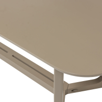 Ferion eettafel 180x90 cm mangohout - mud