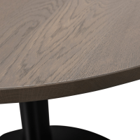 Tablo eettafel ovaal 220x90 cm - pebble grey/zwart