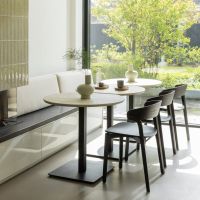 Tablo restauranttafel tussenstuk 80x68 cm - dakargrau