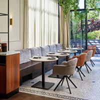 Tablo restauranttafel eindstuk 80x74 cm - dakargrau