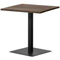 Tablo eettafel vierkant 80x80 cm - cashmere brown