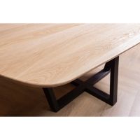 Tablo eettafel organisch 220x100 cm - transparant