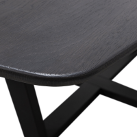 Tablo eettafel deens ovaal 220x100 cm - mystic brown