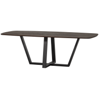 Tablo eettafel deens ovaal 220x100 cm - mystic brown