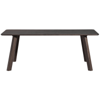 Woood Tablo eettafel afgerond 200x90 cm - mystic brown