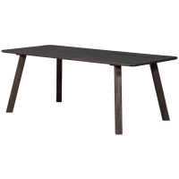 Woood Tablo eettafel afgerond 200x90 cm - mystic brown