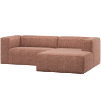 Bean chaise longue bank rechts melange