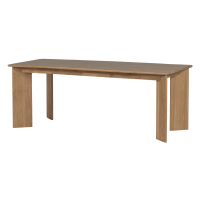 Woood Tablo eettafel afgerond - 180x100 cm - naturel