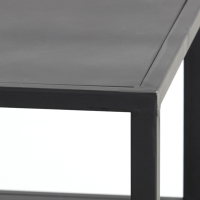 Yvana open vakkenkast 200cm zwart van het woonmerk Light & Living