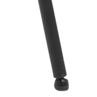 Nøra Barko armstoel | zwart metaal onderstel | stof Dublin - zwart