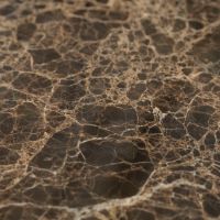 Rico bijzettafel marmer - bruin/zwart