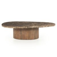 Bradley salontafel organisch marmer - bruin