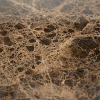 Lando salontafel rond ø80 cm marmer - bruin