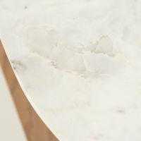 Don salontafel ovaal - naturel/marmer