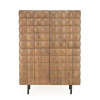 Felix wandkast hout - lichtbruin