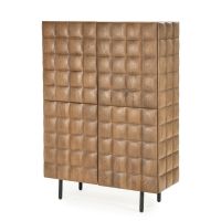 Felix wandkast hout - lichtbruin