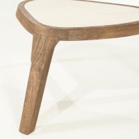 Fred salontafel organisch klein - naturel/marmer