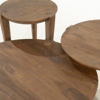 Davina salontafel rond ø60 cm - naturel