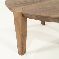 Eleonora Davina salontafel rond ø80 cm - naturel
