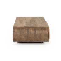 King salontafel mangohout - bruin