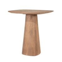 Aron bijzettafel 80x80 cm - bruin