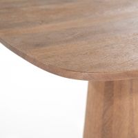 Aron bijzettafel 80x80 cm - bruin