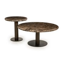 Luigi salontafel ø75 cm - bruin