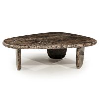 Devin salontafel 100x85x31 cm - bruin